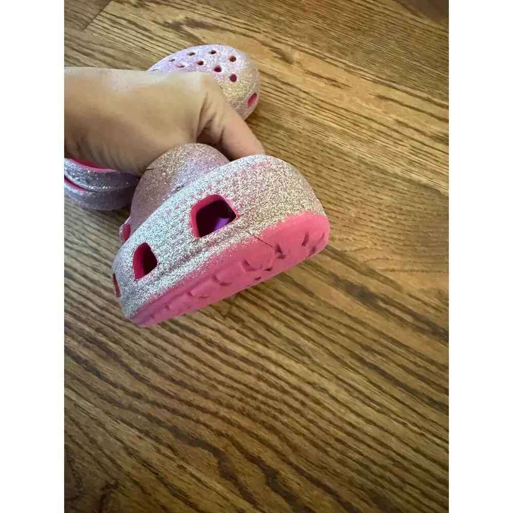 Crocs Kids Classic Glitter Clog